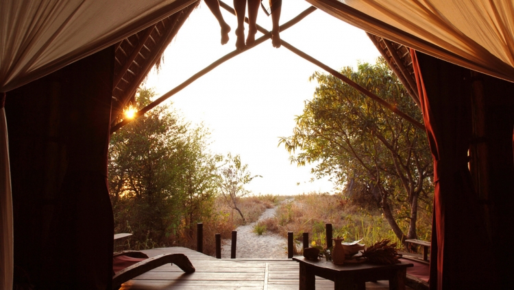 Mahale Greystoke Lodge - Blick aus den Gästez